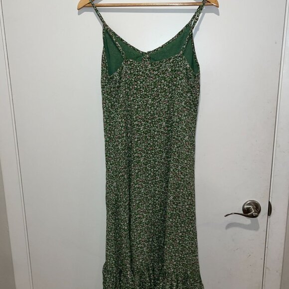 Rails Frida Strappy Summer Dress Green Floral Size Small S - Picture 6 of 12